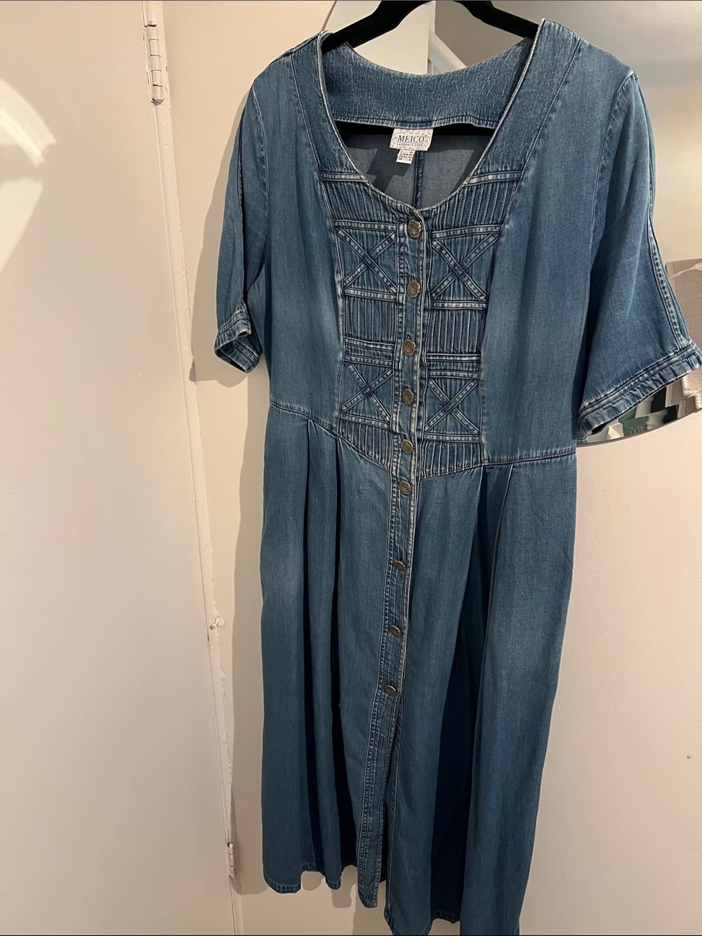 Denim Butter Mom Dress